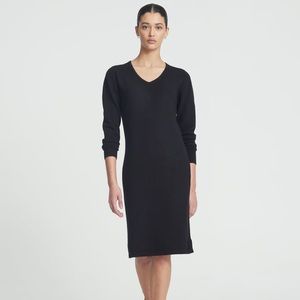 Banana Republic made for Italian yarn beautiful black merino wool dress size XS